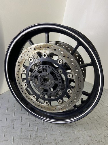 TRIUMPH SPEED TRIPLE 1050 2015 FRONT WHEEL RIM & BRAKE ROTOR DISCS PAIR RH LH N2 - Image 3