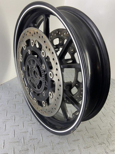 TRIUMPH SPEED TRIPLE 1050 2015 FRONT WHEEL RIM & BRAKE ROTOR DISCS PAIR RH LH N2 - Image 8