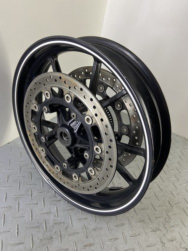 TRIUMPH SPEED TRIPLE 1050 2015 FRONT WHEEL RIM & BRAKE ROTOR DISCS PAIR RH LH N2 - Image 11