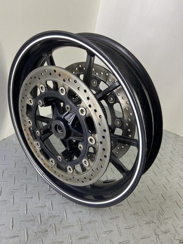 TRIUMPH SPEED TRIPLE 1050 2015 FRONT WHEEL RIM & BRAKE ROTOR DISCS PAIR RH LH N2 - Image 19