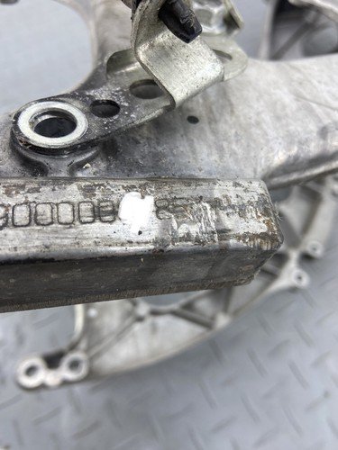 YAMAHA T-MAX TMAX 530 2016 FRAME RAHMEN RAMA CADRE WITH FRENCH REGISTRATION CARD - Image 5