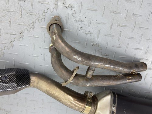 YAMAHA T-MAX TMAX 530 DX SX 2018 AKRAPOVIC EXHAUST SYSTEM LINE (SCRATCHED) - Image 9