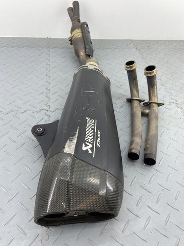 YAMAHA T-MAX TMAX 530 DX SX 2018 AKRAPOVIC EXHAUST SYSTEM LINE (SCRATCHED) - Image 11