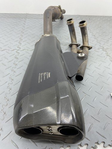 YAMAHA T-MAX TMAX 530 DX SX 2018 AKRAPOVIC EXHAUST SYSTEM LINE (SCRATCHED) - Image 13