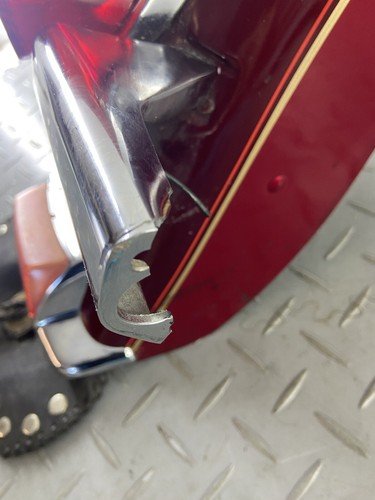 HARLEY DAVIDSON FLST SOFTAIL 1993 REAR FENDER MUD GUARD TAIL LIGHT TURN SIGNAL - Image 4
