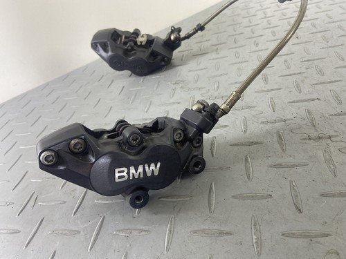 BMW K1300R 2011 FRONT BRAKE CALIPERS PAIR RIGHT LEFT & HOSE LINE - Image 2