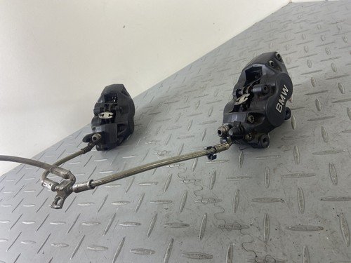 BMW K1300R 2011 FRONT BRAKE CALIPERS PAIR RIGHT LEFT & HOSE LINE - Image 7