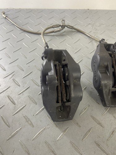 BMW K1300R 2011 FRONT BRAKE CALIPERS PAIR RIGHT LEFT & HOSE LINE - Image 8