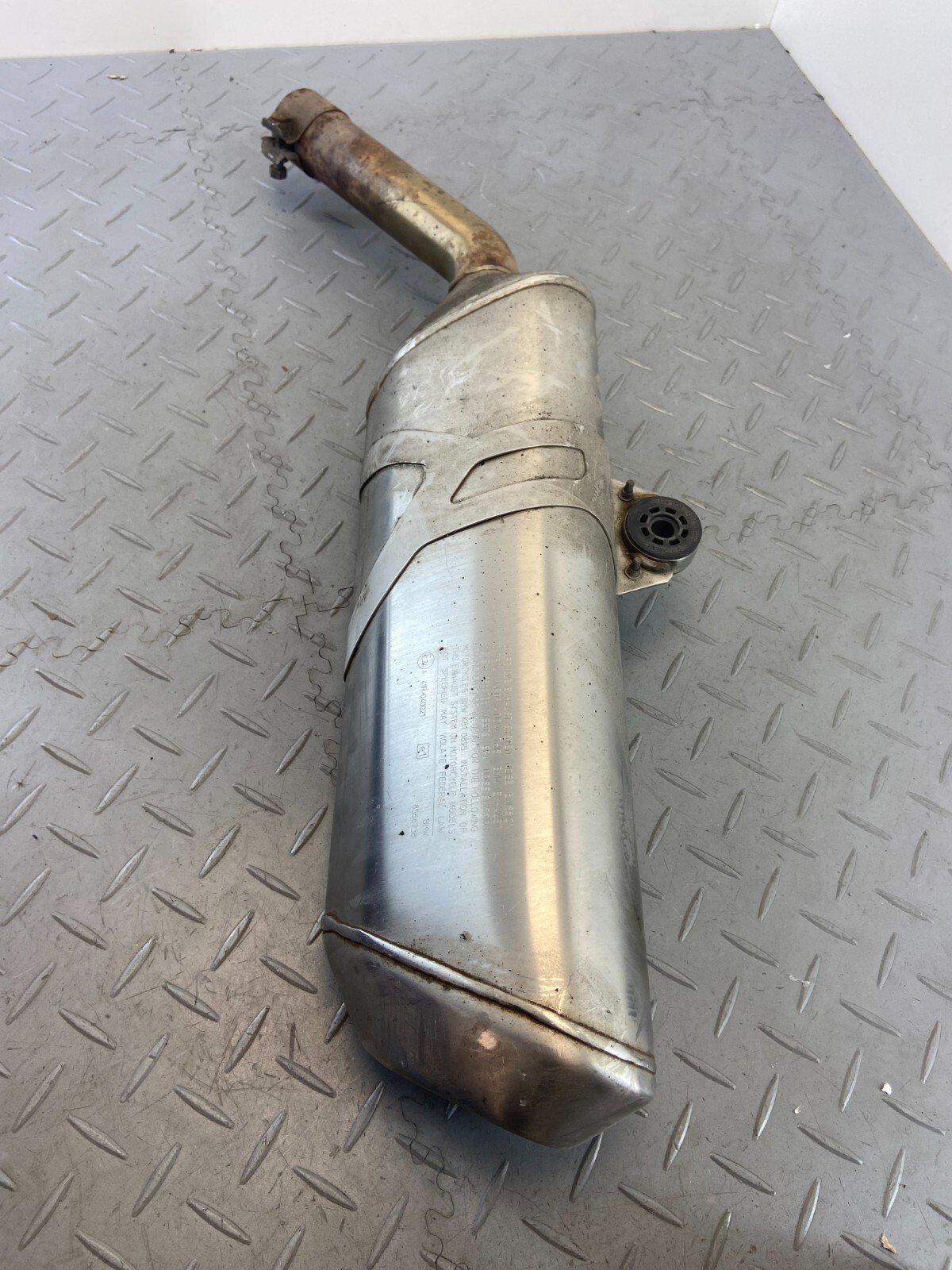 BMW F850GS ADVENTURE K82 2020 EXHAUST SILENCER MUFFLER 8550448 - Image 9