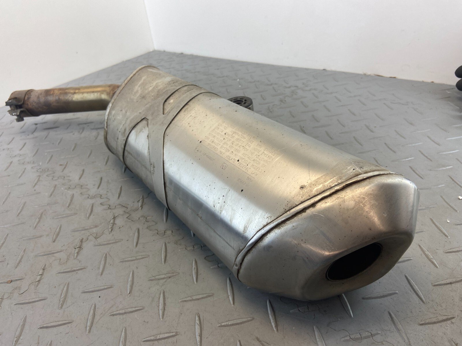 BMW F850GS ADVENTURE K82 2020 EXHAUST SILENCER MUFFLER 8550448 - Image 10