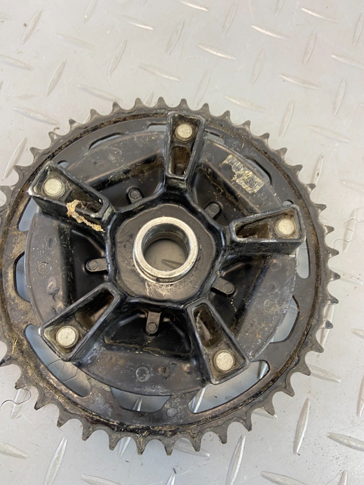 BMW F850GS REAR CUSH DRIVE SPROCKET & CARRIER HUB 8522841 - Image 5