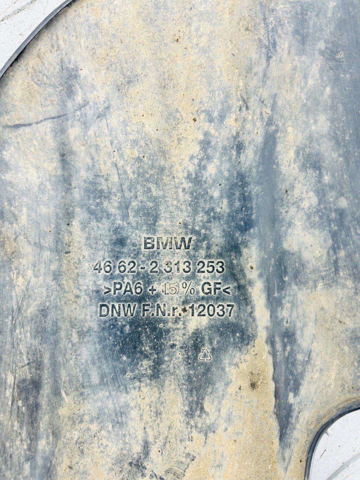BMW R1150GS GS AC 2003 REAR MUD SPLASH GUARD COVER FENDER 46622313253 - Image 6