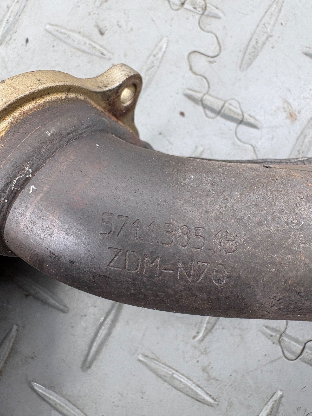 DUCATI MULTISTRADA 1200 2017 EXHAUST HEADER MANIFOLD PIPE 57113851B - Image 5