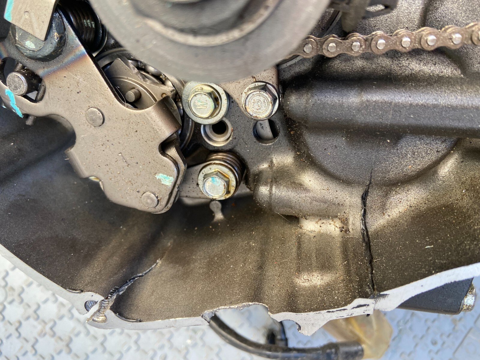 HONDA CB500 R 2018 ENGINE MOTOR MOTEUR (DAMADGED) - Image 11