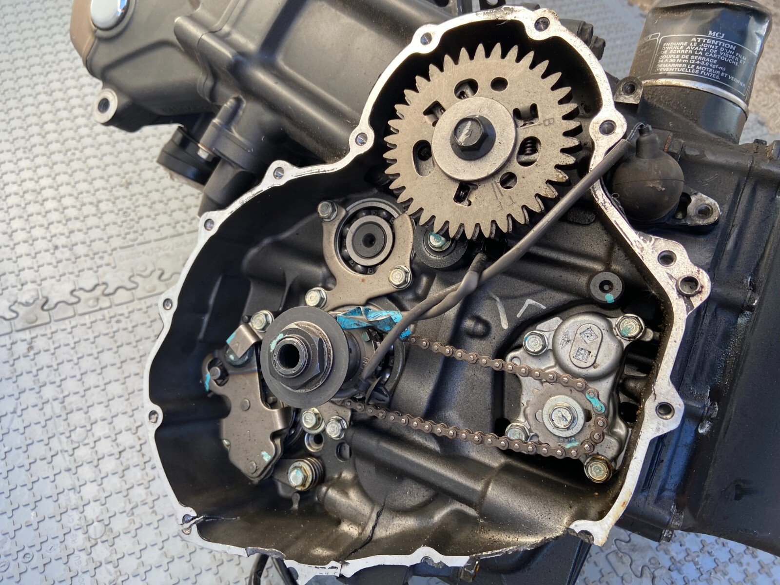 HONDA CB500 R 2018 ENGINE MOTOR MOTEUR (DAMADGED) - Image 12