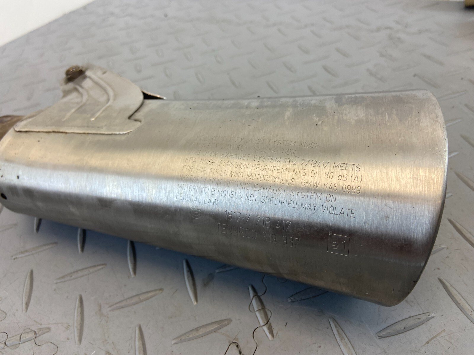 BMW S1000R 2013 EXHAUST SILENCER MUFFLER OEM - Image 10