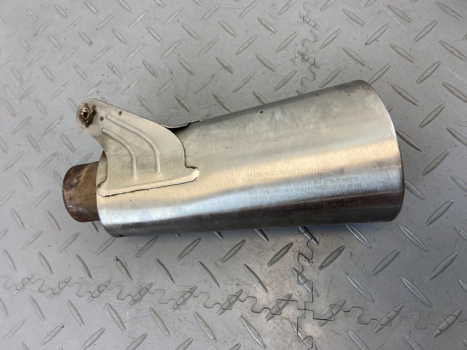 BMW S1000R 2013 EXHAUST SILENCER MUFFLER OEM - Image 11