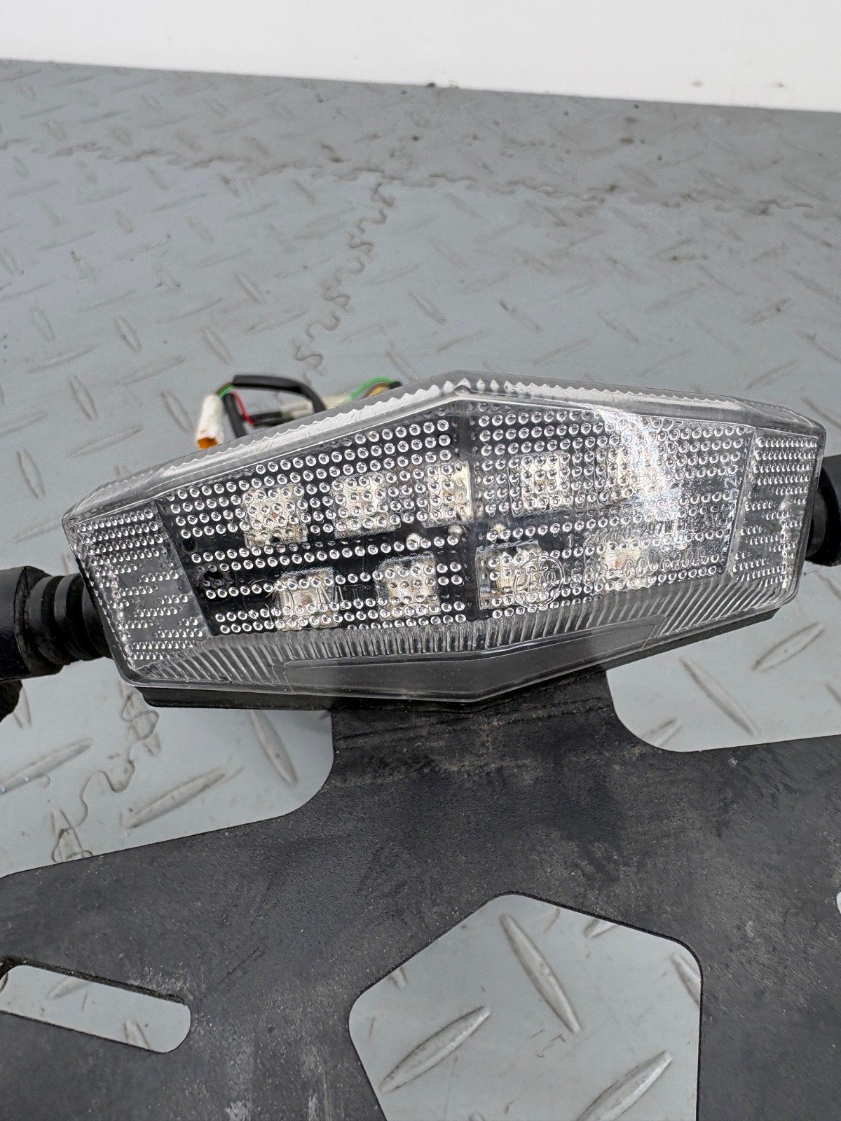 KTM DUKE 890 2021 REAR NUMBER PLATE BRAKE LIGHT TAIL TIDY EVOTECH TURN SIGNALS - Image 5
