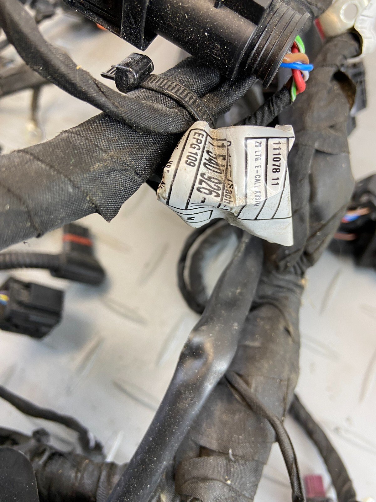 BMW F900XR K84 2020 MAIN WIRING HARNESS LOOM 1539467 - Image 7