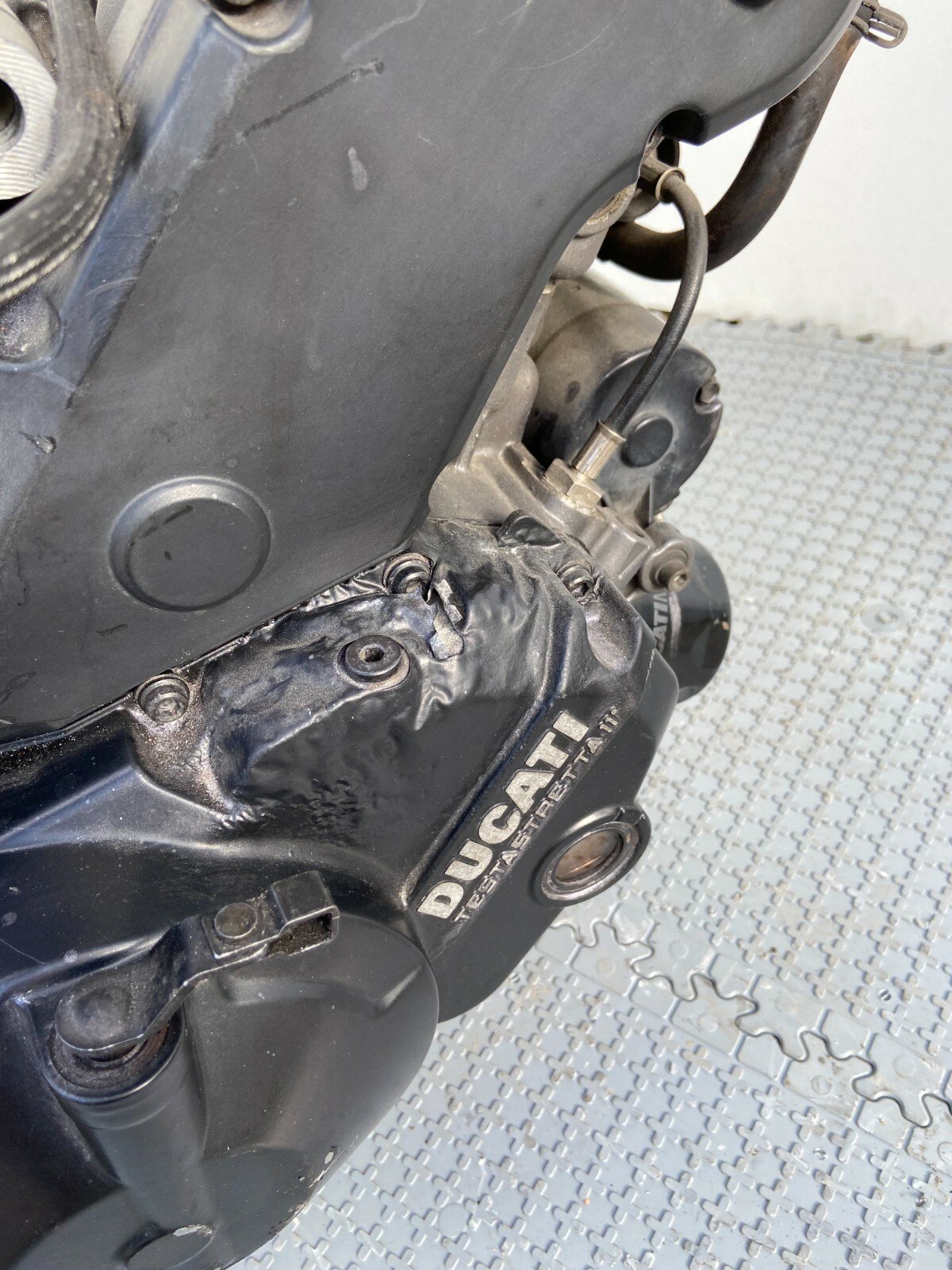 DUCATI HYPERMOTARD 821 2014 COMPLETE ENGINE MOTOR MOTEUR ZDM821W4B - Image 7