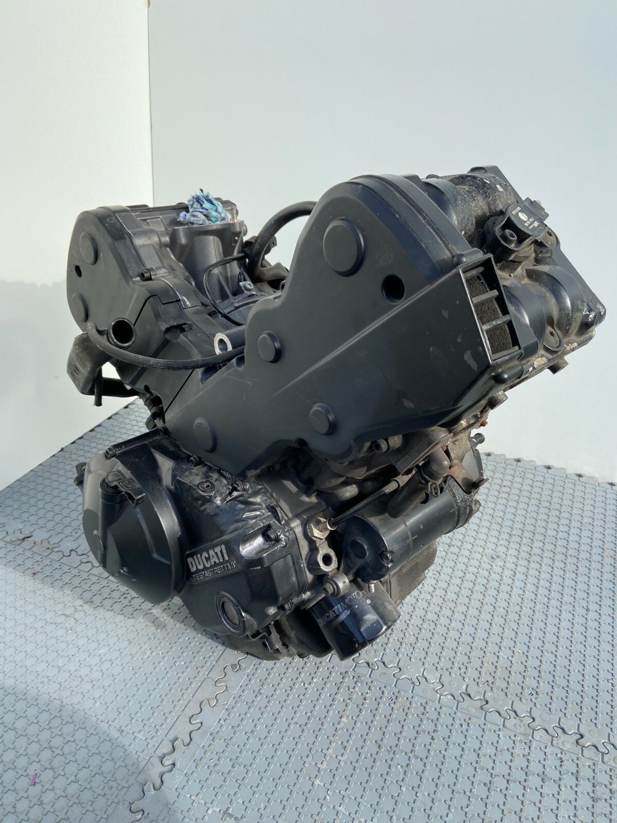 DUCATI HYPERMOTARD 821 2014 COMPLETE ENGINE MOTOR MOTEUR ZDM821W4B - Image 8