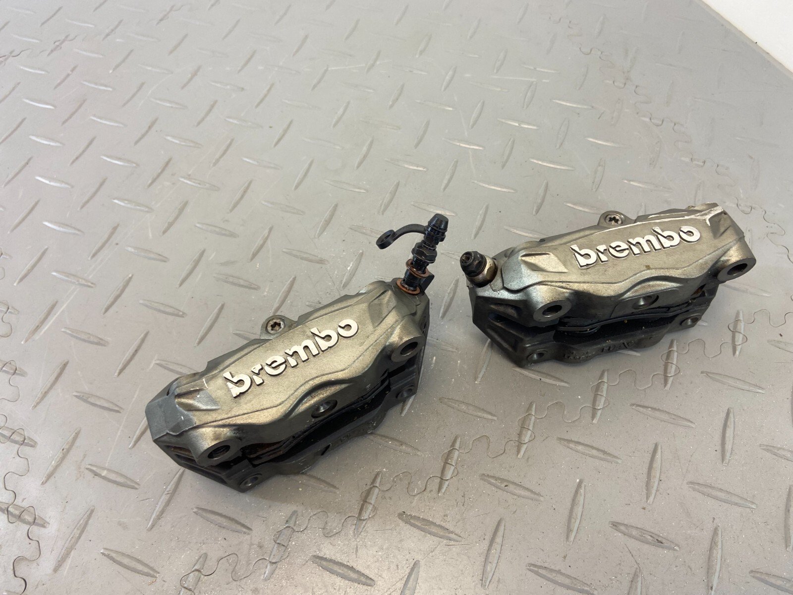 DUCATI MONSTER 1200S M1200S 2014 FRONT BRAKE CALIPERS PAIR RIGHT & LEFT - Image 6