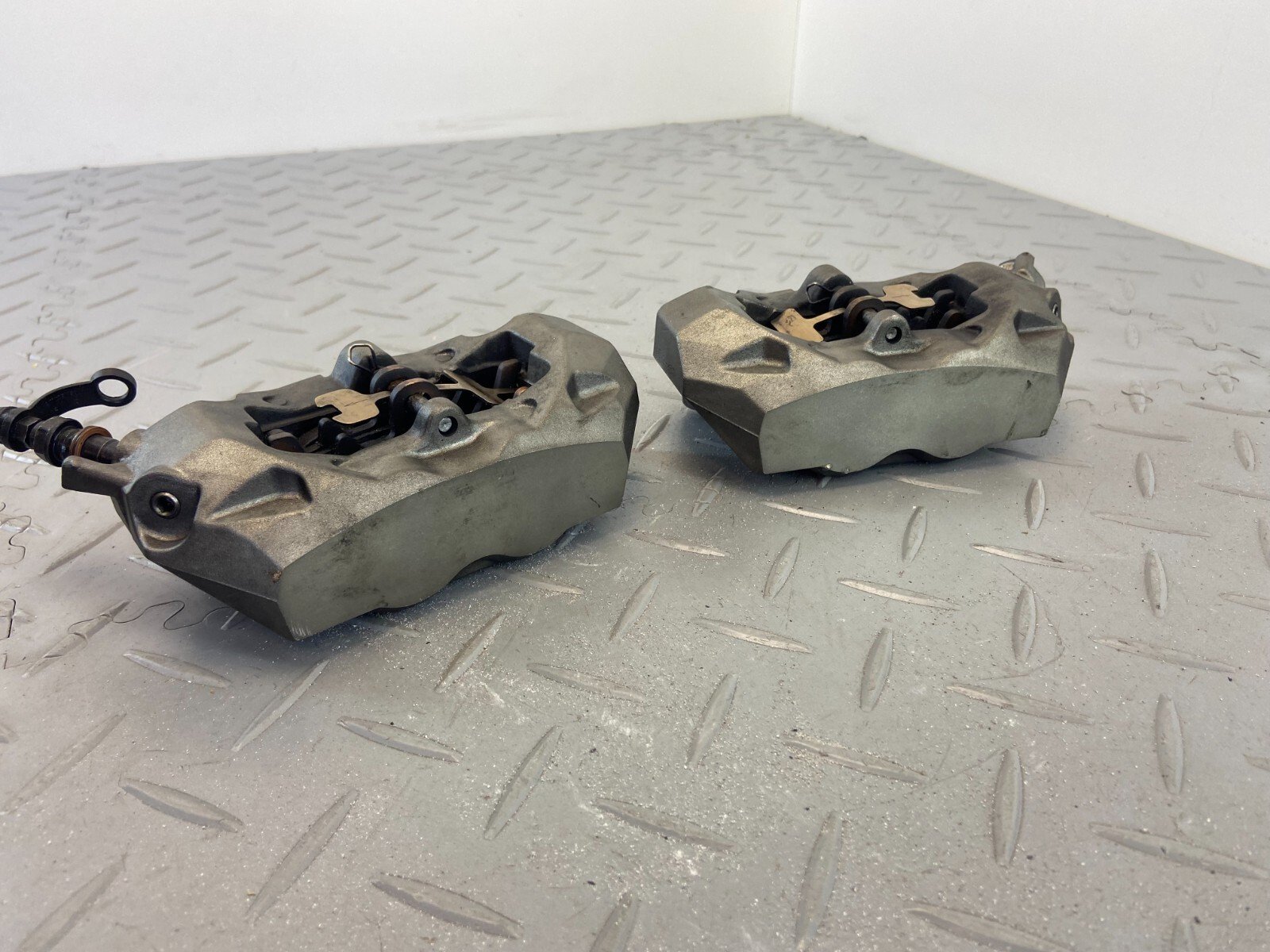 DUCATI MONSTER 1200S M1200S 2014 FRONT BRAKE CALIPERS PAIR RIGHT & LEFT - Image 7